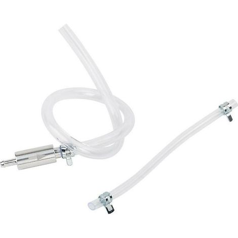 Kit Purge Frein Moto Seringue Aluminium et PVC Tuyau de Purge de Frein Moto Bleeder Pompe à Huile Clapet Anti-retour Kit de Purge de Frein et d'Embrayage 45cm pour Moto Voiture (Transparent) (1/4)