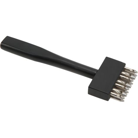 Poinçon à griffes pour cuir, résistant à l'usure, haute dureté, utilisation à long terme, outil ciseau à cuir spécialement conçu, 3 grands, 8 petits (1/5)