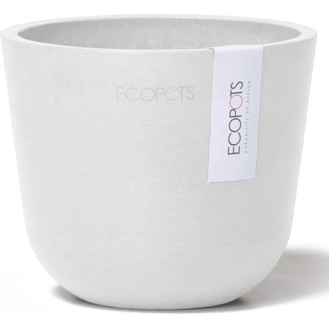 MINI VASO OSLO BIANCO D 11XH9,6 ECOPOTS