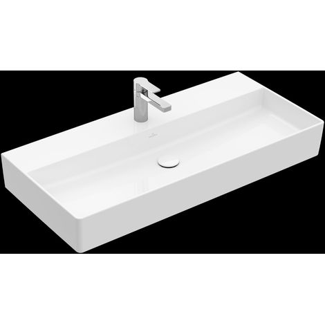 Villeroy & Boch Memento 2.0 lavabo mural, 1 trou pour robinet, (1/2)
