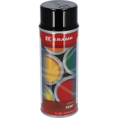 Peinture noire 400 ml, compatible avec les machines Kubota (réf. 924004KR). (1/4)