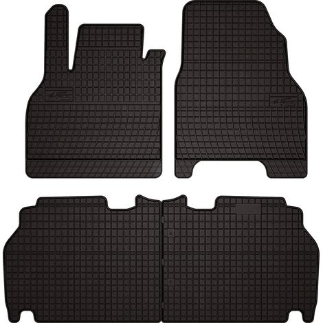 Gummifußmatten für Renault Kangoo II Kombi (2007–2021) – schwarz, passgenau