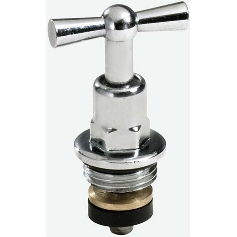 JS KNEBEL-OBERTEIL MIT O-RING DN25, 1", POLIERT VERCHROMT