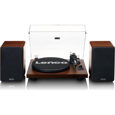 Lenco LS-600WA platine Tourne-disque entraîné par courroie Noir, Bois Manuel