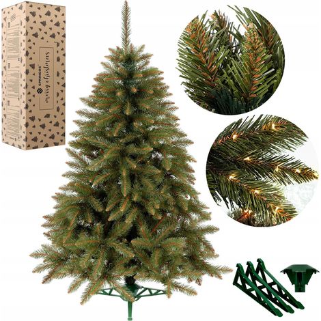 ALBERO DI NATALE ARTIFICIALE ABETE CAUCASICO 120cm PREMIUM