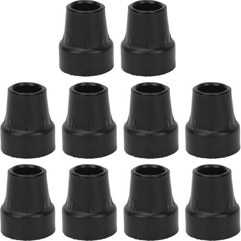 Robuste, universelle, rutschfeste 10-Zoll-Gummispitzen für Gehstöcke, 19 mm Innendurchmesser, rutschfest, für den harten Einsatz geeignet (1/5)