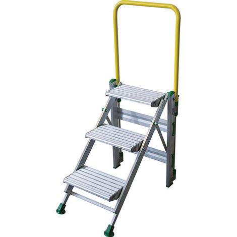 Scaletta 3 gradini - altezza massima di lavoro 2.75m - PO-3M (1/4)