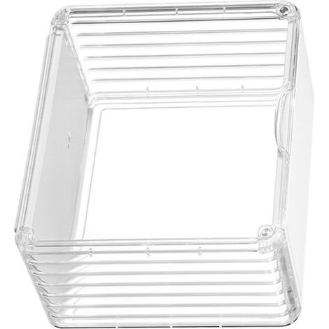 Vitrine poupée chambre maison de poupée armoire coffre rangement transparent avec porte aimantée (1/4)