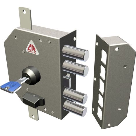 C.R. ART. 3250K55 SERRATURA SICUREZZA POMOLO MANO DESTRA LUNGHEZZA CILINDRO MM60 (1/2)