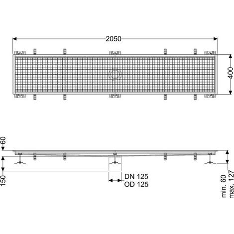 KESSEL 6140200 Gouttière de boîte Ferrofix