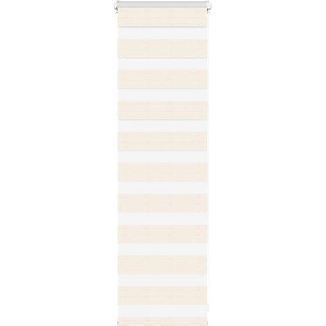 Doppelrollo Marmorbeige 50x100 cm Stoffbreite 45,9 cm Polyester