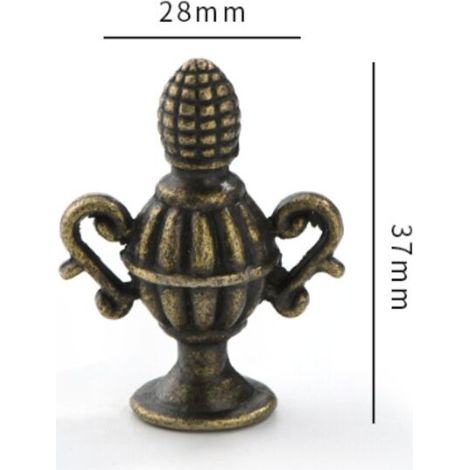 Modèle 104 en bronze avec filetage, fournitures de bricolage de style européen (1/3)