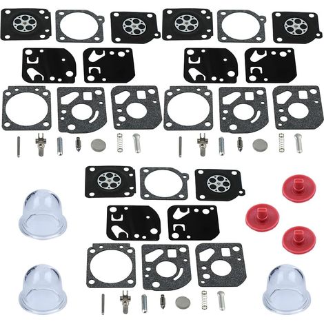 Kit de reconstruction de carburateur RB-29 pour Zama série C1U Homelite Ryobi A03979 joint de carburateur diaphragme pour débroussailleuse souffleur, pour Zama RB-29 A03979 (1/5)