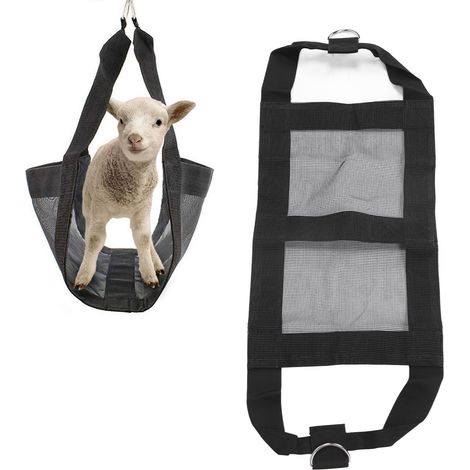 Sacs de pesée pour animaux, balances suspendues pour petits animaux, balances pour bétail, balances pour veaux, balances suspendues avec sangles pour veaux et sangles pour bétail. (1/5)
