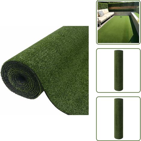Kunstrasen 7/9 mm 1x5 m Grün - Kunstgras - Kunstrasen - Gartendekoration - Terrassenbelag - Hundezone (1/5)