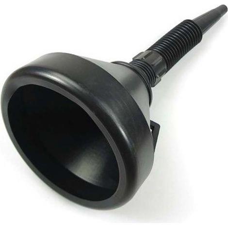 Entonnoir à fioul large flexible avec tamis filtrant pour automobile (1/5)