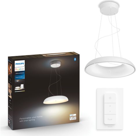 Philips Hue Amaze Suspension (Blanc) Lumière blanche chaude à froide - Comprend 1 Variateur de lumière - White Ambiance (1/5)