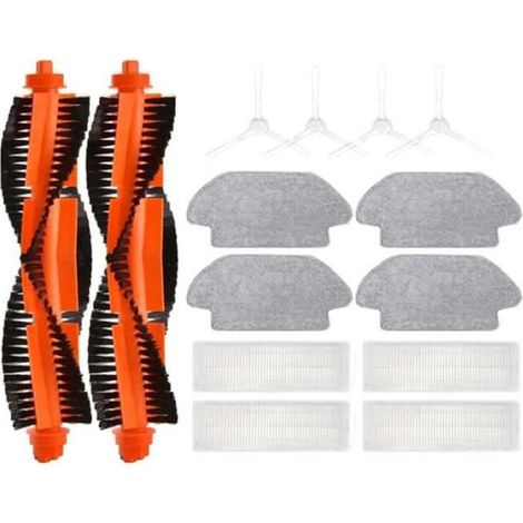 Pour Aspirateur Robot Xiaomi S10 S12, Brosses B106GL, Filtre Hepa, Tissu de Vadrouille, Brosse LatéRale Principale, Accessoires (1/4)