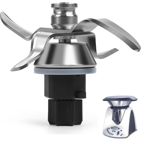 Couteau de Remplacement pour Thermomix TM31, Lame en Acier Inoxydable avec Joint, pièce de Rechange pour Le Robot Vorwerk Thermomix TM31, Accessoire de Rechange pour Thermomix TM31 (1/5)