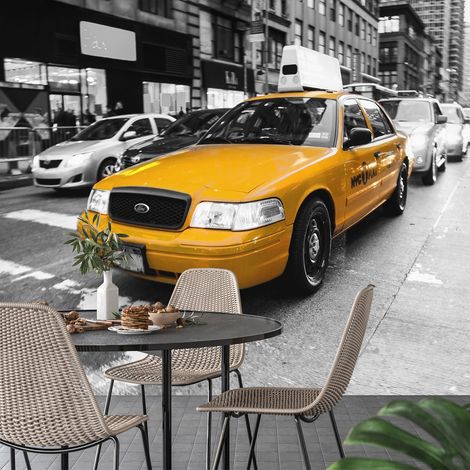 Papier peint panoramique - New York Taxi - 130 cm x 86 cm (1/4)