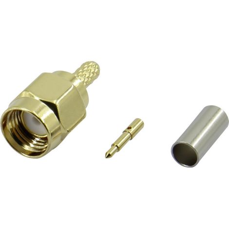 TRU COMPONENTS SMA-JC-RG174-2 1372246 SMA-Steckverbinder Stecker, gerade 50 Ω 1 St.