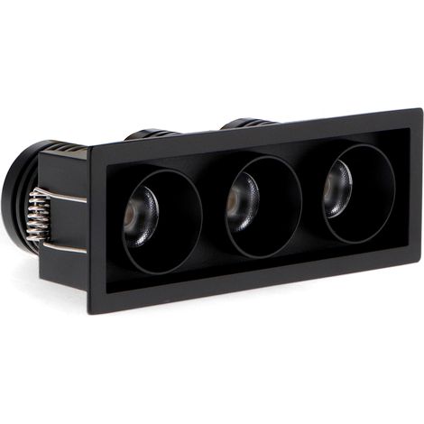 IluminaShop - Foco LED Mini Black Fix Square 15W CCT IP20  3000+4000+6000 (1/2)