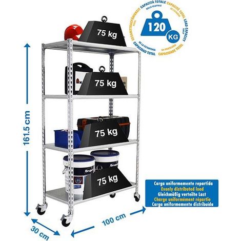 Simonrack Simonclick Mobile Plus 4/300 Regalsystem