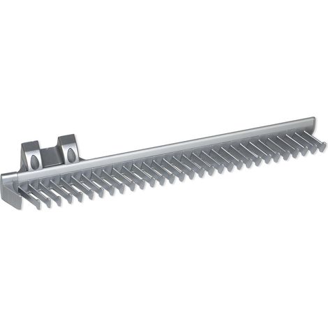 Emuca Corbatero lateral extraíble, Anodizado mate, Plástico y Aluminio (1/5)