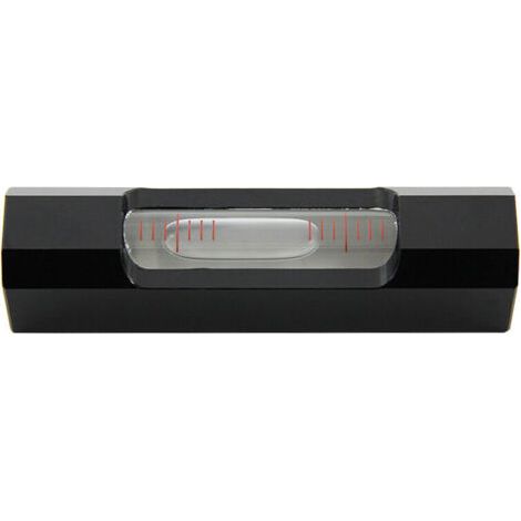 Mini Niveau À Bulle Portable 0.02 Mm/pour M Niveau À Bulle Haute Précision(noir)