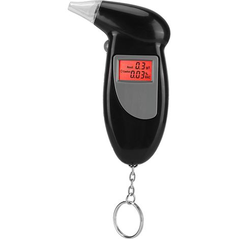 Alcootest portable numérique LCD avec rétroéclairage, affichage digital, testeur d'alcoolémie précis (1/5)