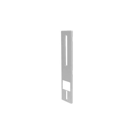 1PZ PLACCA PER AVVOLGITORI UNIVERSALE IN ABS GRIGIO S
