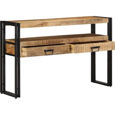Maison Exclusive - Tavolo consolle 120 x 33 x 75 cm Legno di mango massello