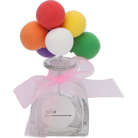 Flacon diffuseur de parfum vide transparent, bouteille d'huile essentielle décorative, ornement pour décoration intérieure (1/5)