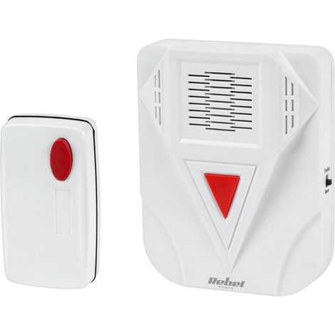 Kabellose Türklingel, wasserdicht bis 50 m, 70 dB, IP44, Rebel (1/3)