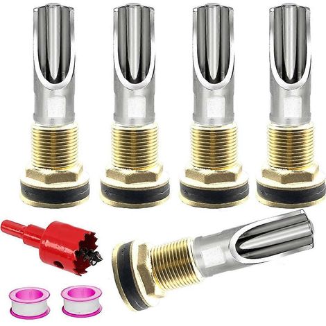 Lot de 5 abreuvoirs à tétine pour cochons, compatibles avec les kits de barils. Abreuvoirs automatiques à tétine en laiton. (1/5)