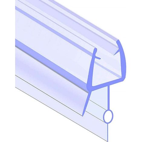 Joint inférieur de porte de douche 50 cm – Bande d'étanchéité en PVC dur – Ailettes en silicone souple – Installation rapide sans adhésif (1/3)