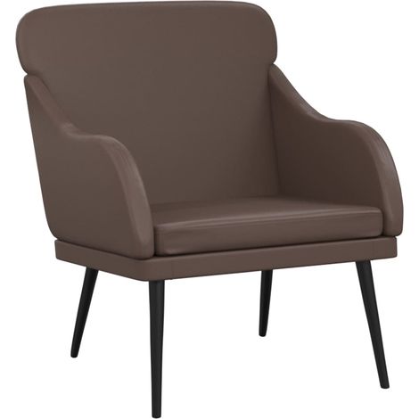 vidaXL Poltrona Marrone 63x76x80 cm Similpelle (1/5)