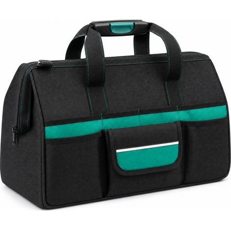 Sac à outils électricien double couche en toile épaisse 17,5 pouces (1/5)