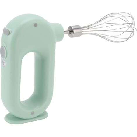 Batteur électrique à main 3 vitesses, poignée antidérapante, mousseur à lait portatif, 5 V, 20 W, vert (1/5)