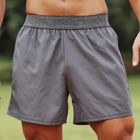 Short de sport homme taille élastique poche passant serviette running basketball gym ample sèche rapide