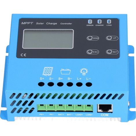 10A 12V/24V MPPT-Solarladeregler, 120W/240W DC-Batteriepanel-Laderegler, automatische Erkennung (1/5)