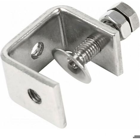 Serre-joint C - Acier Inoxydable 304 - Ouverture 0-25 mm - Pour Menuiserie Soudage Ébénisterie - 4 Pièces (1/4)