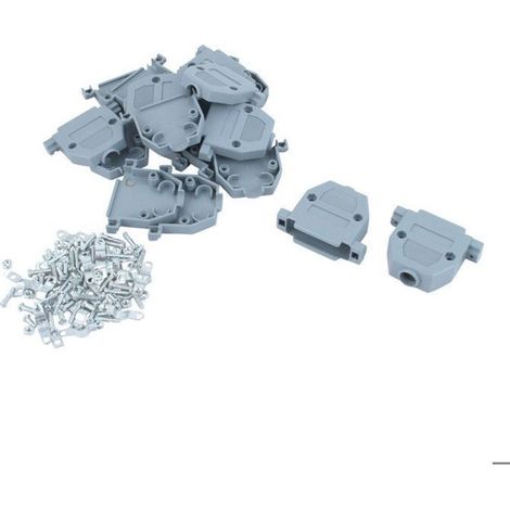 Connecteur D-SUB 10pcs connecteur D-Sub DB25 série Capuche Cover Housing Coque en Plastique (1/2)