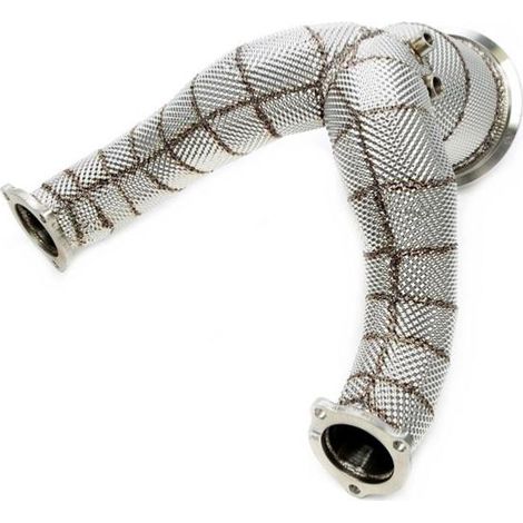 Downpipe Echappement Inox Audi S4 B9 de 2019 a 2024 - 3.0l 354cv-41136918 (1/2)