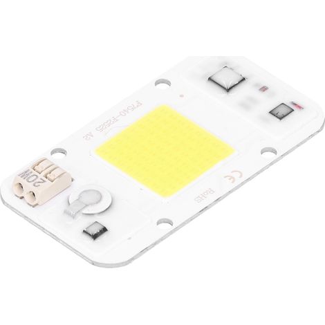 Panneau LED COB 20W 30W 50W 220V Blanc Chaud Lumière Plein Spectre sans Soudure (Blanc 20W) (1/5)