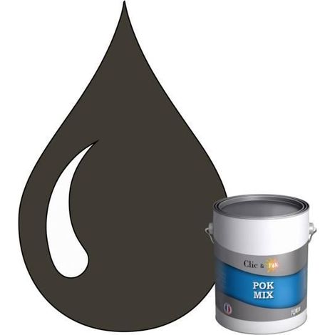 Peinture - POK - POK MIX Vert - Acrylique Satinée - 1L - RAL 6006 - Multi-supports (1/4)