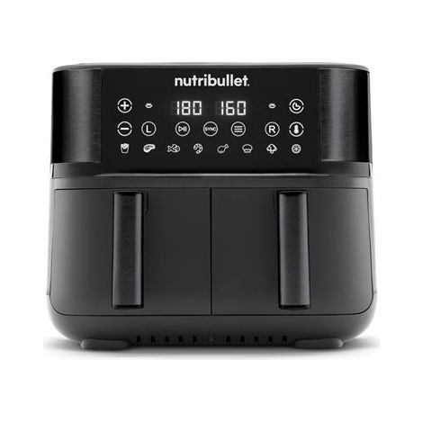 Nutribullet Freidora de Aire Doble Cajón Negra 8 Modos 2850W