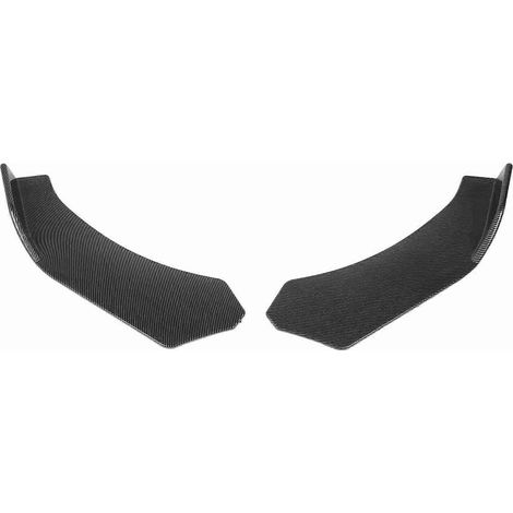 Lèvre de pare-chocs avant, motif fibre de carbone universel, 57 cm, protection anti-gravillons pour véhicules