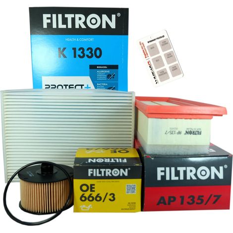 Filtron 3 Filtros Dacia Dokker Lodgy 1.3 TCe 2019- (1/4)