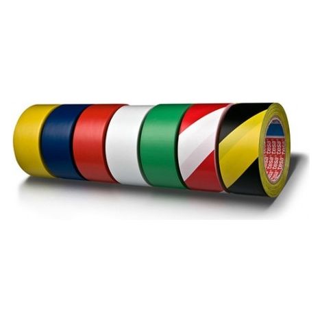 Ruban de signalisation en PVC Tesa 33 m x 50 mm